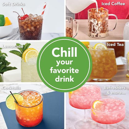 Mini Ice Cylinder- Squeeze & Release- Set of 2, 1000422, Gray